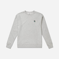 Regular fit sweatshirt with Tonsure Teddy badge. Produced in a lightweight and soft cotton quality. Tonsure offers high end mens wear fashion collections. Adds coolness and high value to your wardrobe. Tonsure is a design award winning fashionbrand. Established in 2014 in Copenhagen.