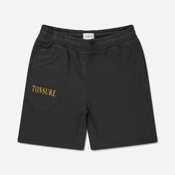 Sweat shorts with Tonsure logo, made in a light and soft cotton quality. 100% cotton, unbrushed inside. Breathable.Felix Sweat shorts - Tonsure