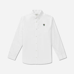 Sean Oxford Shirt LS white - Tonsure